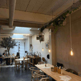 Interior brunchplace Gust in Ghent