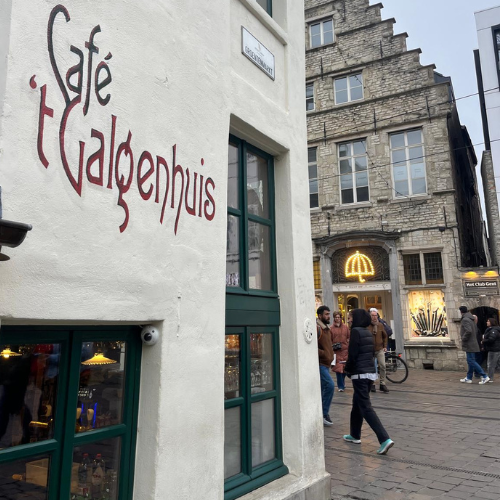 Smallest cafe in Ghent