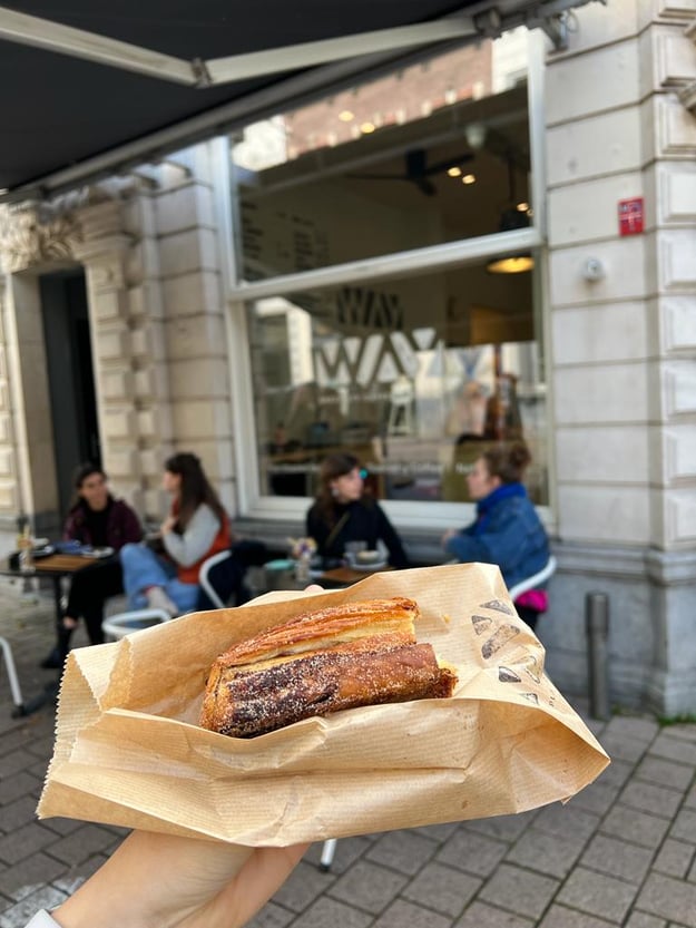 Cinnamon roll from Way Plantbased Bakehouse