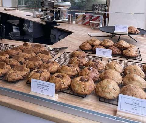 Different cookies on display