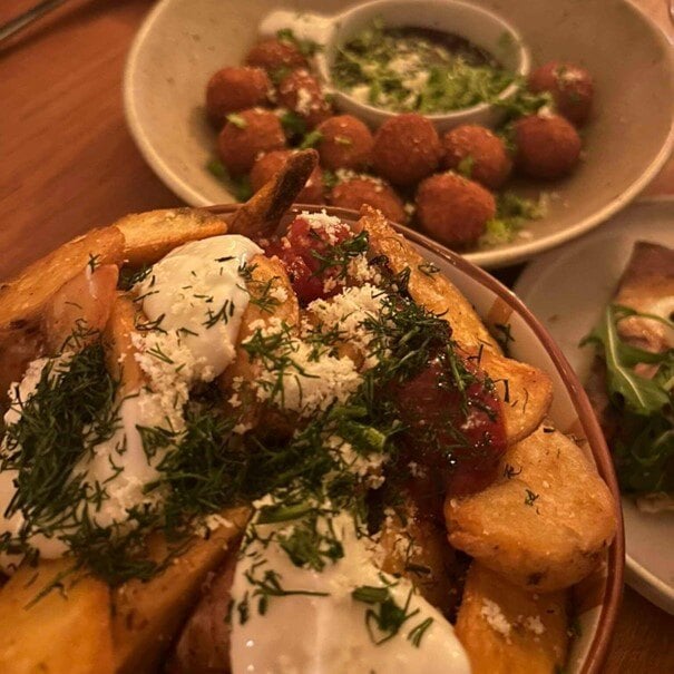 The Iberico croquettes and patatas bravas