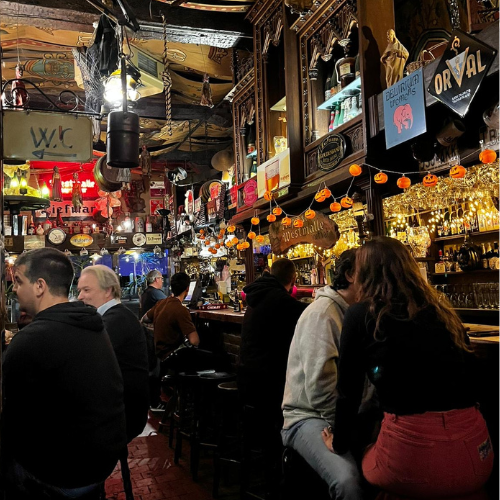 We took this picture while visiting beer bar in Ghent