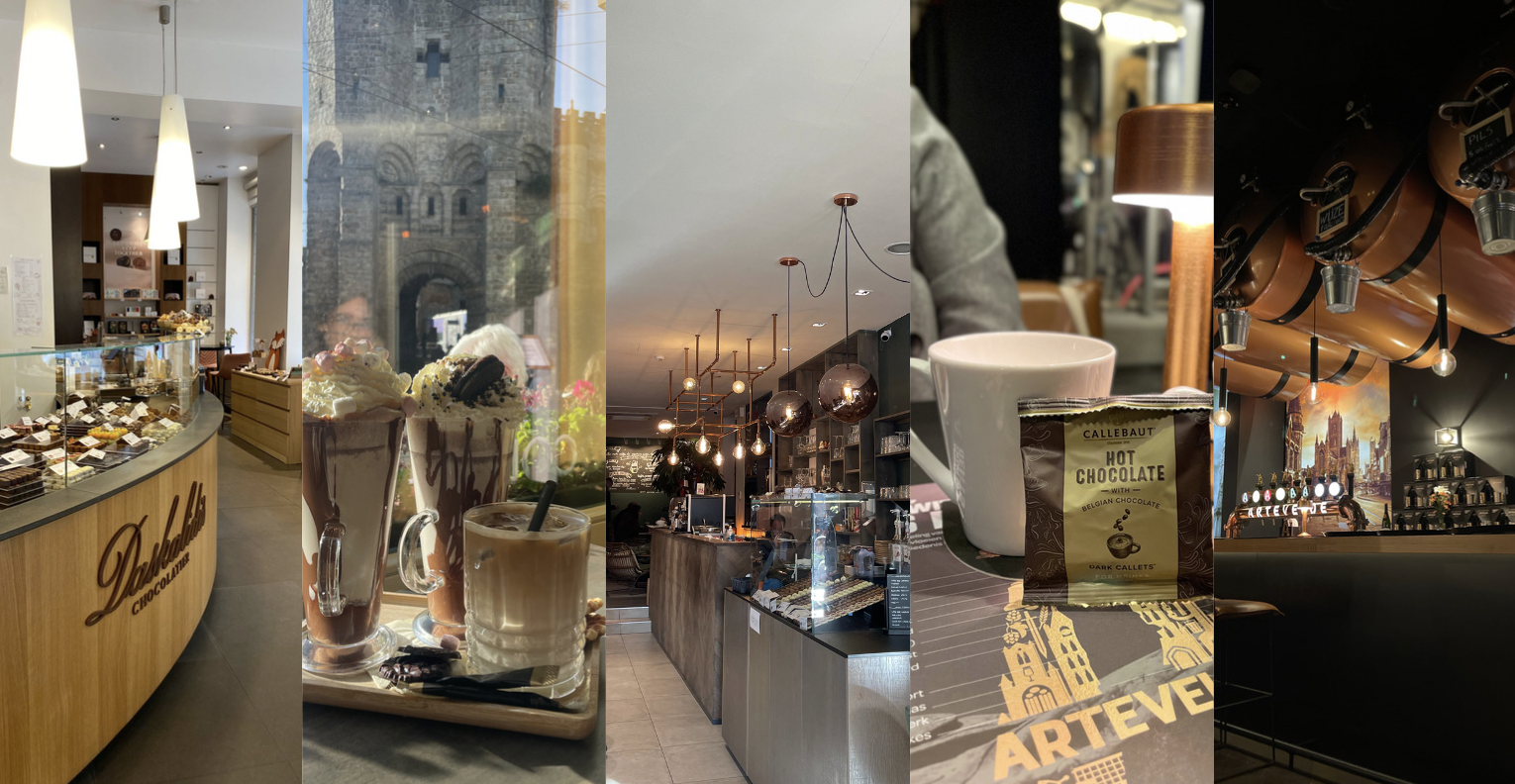 Top 5 aesthetic hot chocolate spots in Gent, come and fall in love with the views!